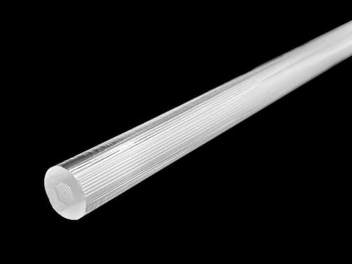 Quartz preform. SSG (Slurry cast Silica Glass) created using the slurry cast method of Kohoku Kogyo. SEMICON Japan 2024 Products to be exhibited.