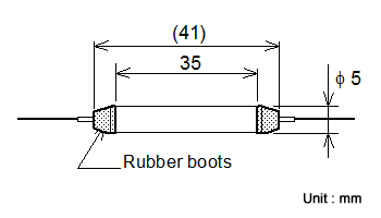 Shape and dimensions of YD-3600, YD-4600