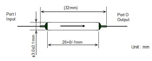 Shape and dimensions of YD-3600, YD-4600