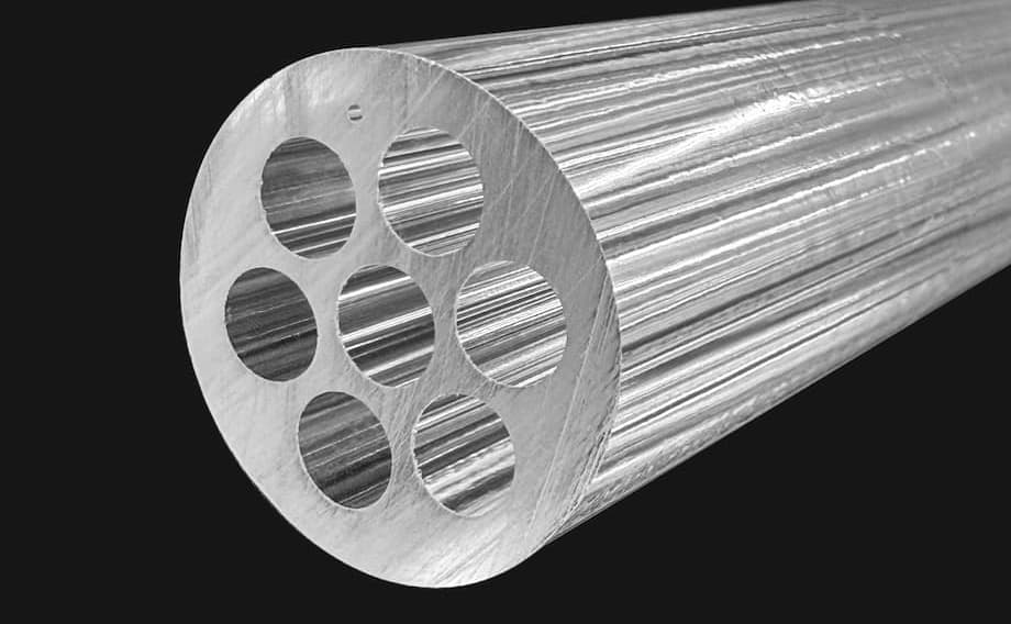 Multi-core fiber cladding preform. Products to be exhibited at OFC 2026