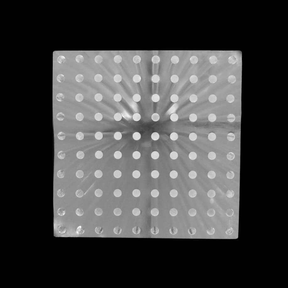 Cross section of square preform